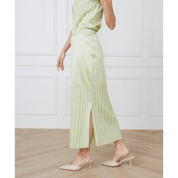 イネド（INED）/シャイニーヤーンスカート《la veille by SUPERIOR CLOSET》