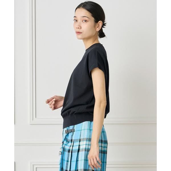 イネド（INED）/《大きいサイズ》フレンチスリーブニットプルオーバー