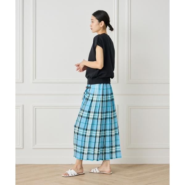 イネド（INED）/《大きいサイズ》フレンチスリーブニットプルオーバー