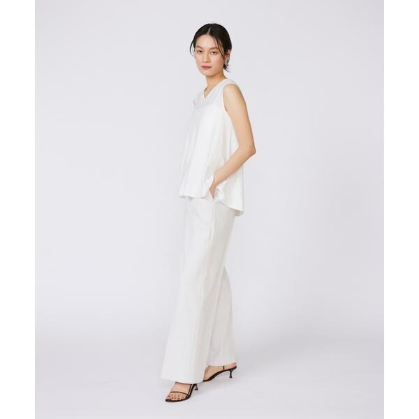 イネド（INED）/《大きいサイズ》シェルタリングドライ美脚ワイドパンツ