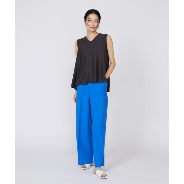 イネド（INED）/《大きいサイズ》シェルタリングドライ美脚ワイドパンツ