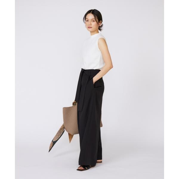 イネド（INED）/《大きいサイズ》ノースリーブワイドリブニット