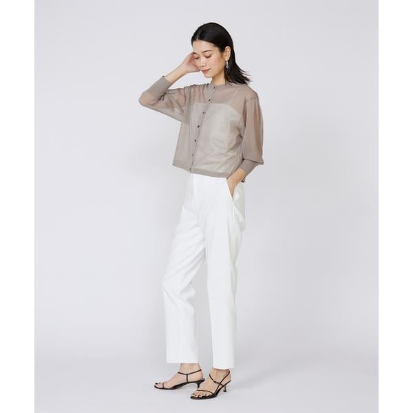 イネド（INED）/《大きいサイズ》シェルタリングドライ美脚テーパードパンツ