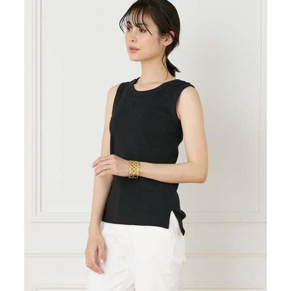 イネド（INED）/コットンリブタンクトップ《YVON》
