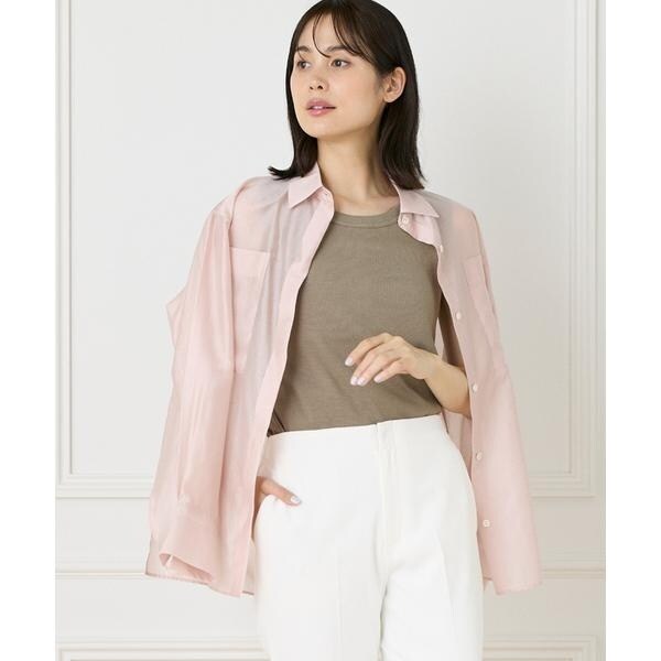 イネド（INED）/コットンリブタンクトップ《YVON》