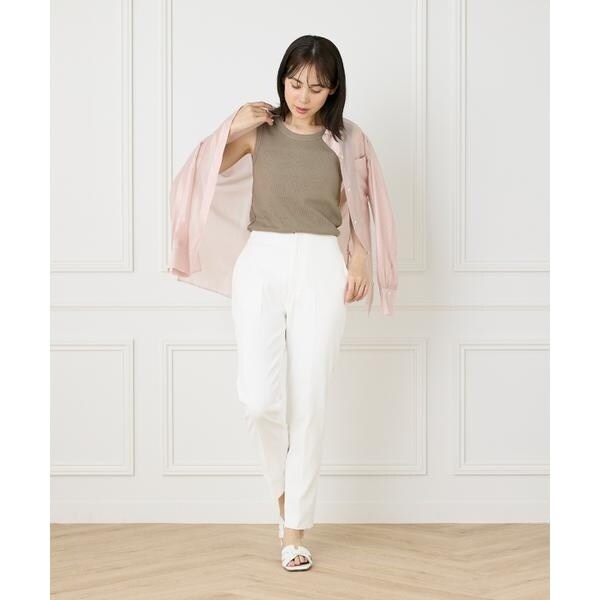 イネド（INED）/コットンリブタンクトップ《YVON》