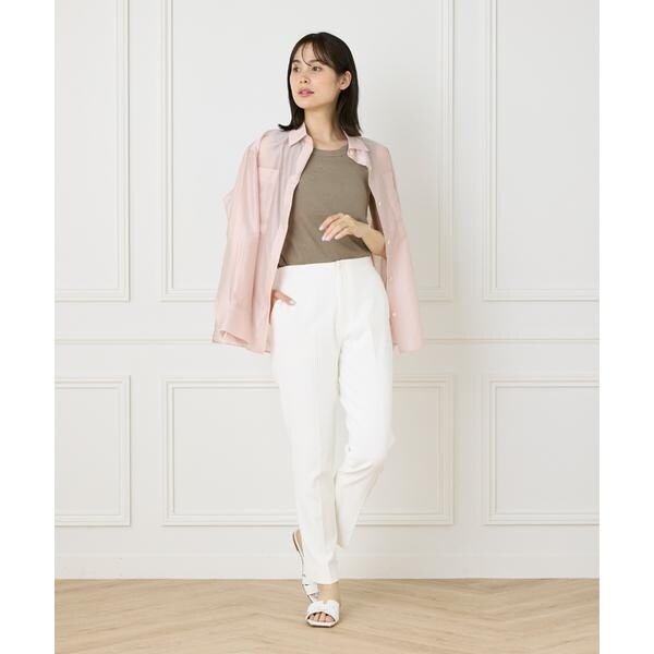 イネド（INED）/コットンリブタンクトップ《YVON》