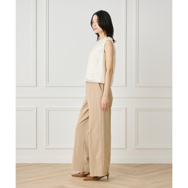 イネド（INED）/《大きいサイズ》ノースリーブレースブラウス