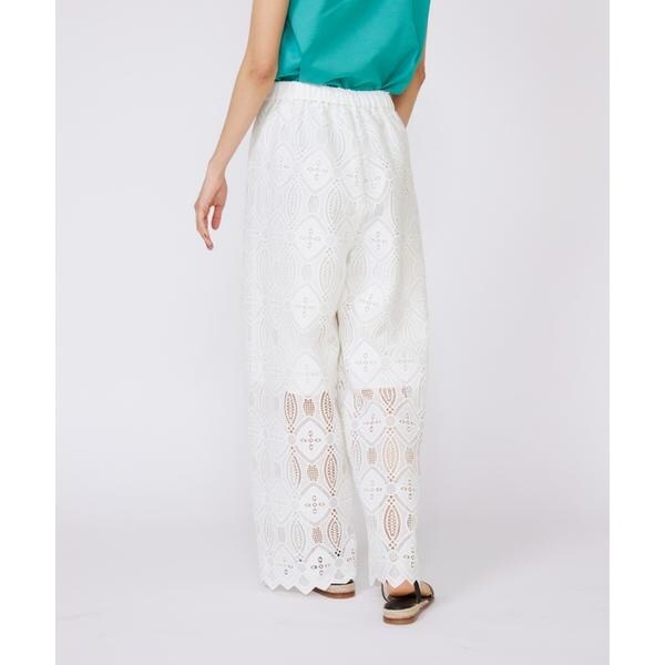 イネド（INED）/《大きいサイズ》レースパンツ