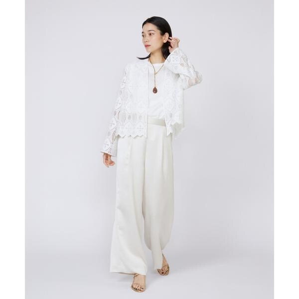 イネド（INED）/《大きいサイズ》レースジャケット