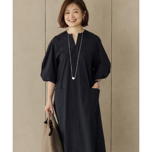 イネド（INED）/《三尋木奈保コラボ》ランタンスリーブワンピース