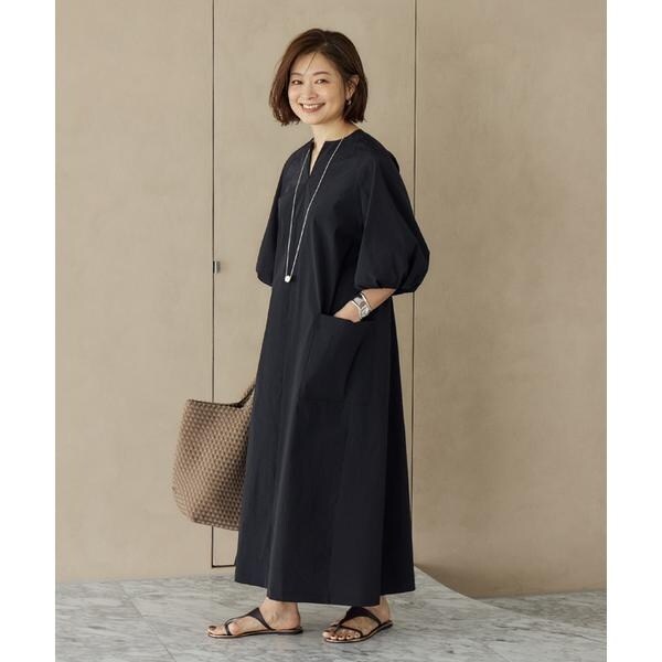 イネド（INED）/《三尋木奈保コラボ》ランタンスリーブワンピース