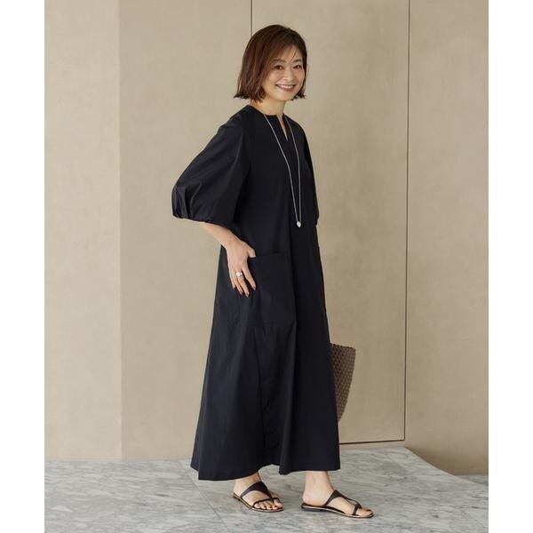 イネド（INED）/《三尋木奈保コラボ》ランタンスリーブワンピース
