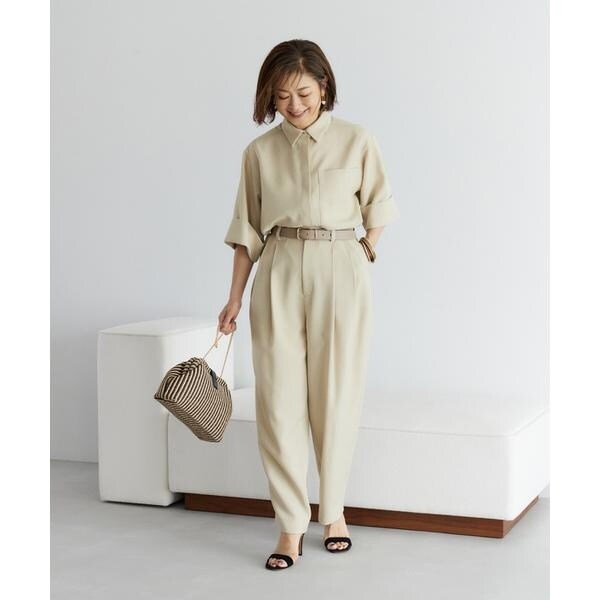 イネド（INED）/《三尋木奈保コラボ》辛口モードなワイドスリーブシャツ