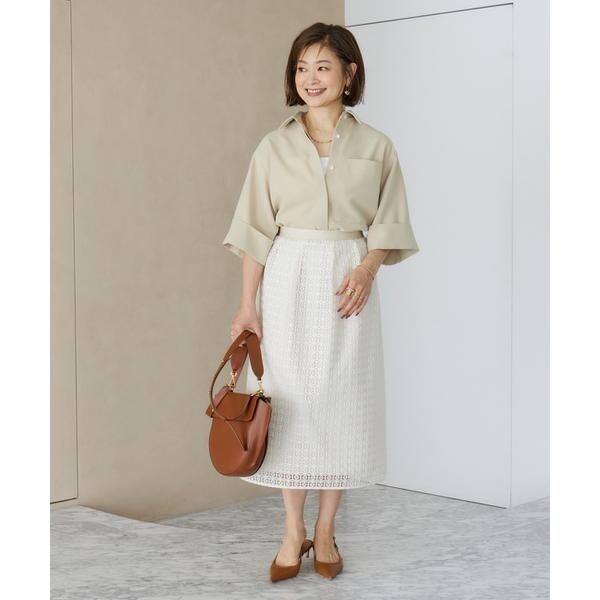 イネド（INED）/《三尋木奈保コラボ》辛口モードなワイドスリーブシャツ