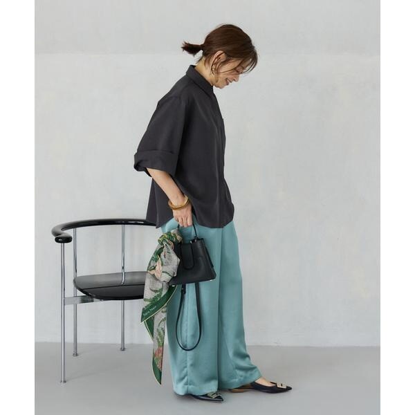 イネド（INED）/《三尋木奈保コラボ》辛口モードなワイドスリーブシャツ