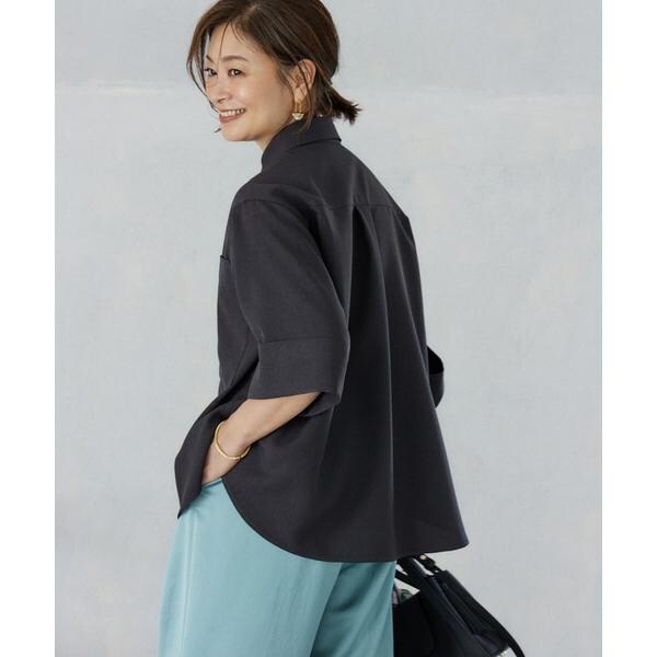 イネド（INED）/《三尋木奈保コラボ》辛口モードなワイドスリーブシャツ