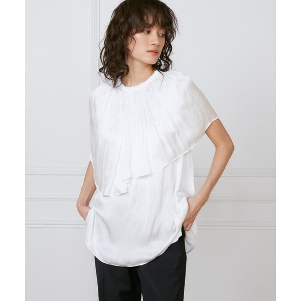 イネド（INED）/ケープカラーブラウス《la veille by SUPERIOR CLOSET》