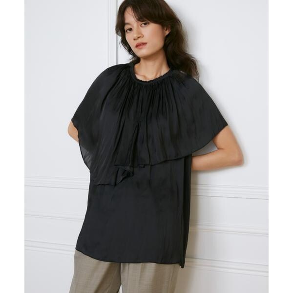 イネド（INED）/ケープカラーブラウス《la veille by SUPERIOR CLOSET》