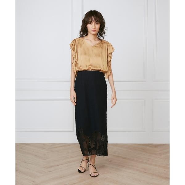 イネド（INED）/フラッタースリーブブラウス《la veille by SUPERIOR CLOSET》