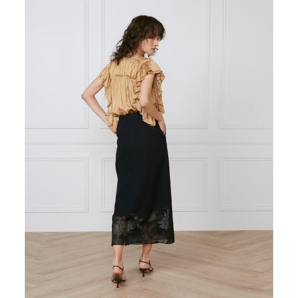 イネド（INED）/フラッタースリーブブラウス《la veille by SUPERIOR CLOSET》