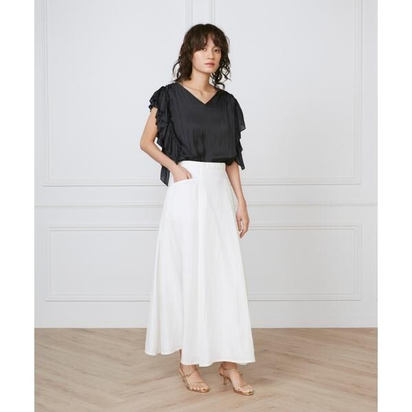 イネド（INED）/フラッタースリーブブラウス《la veille by SUPERIOR CLOSET》