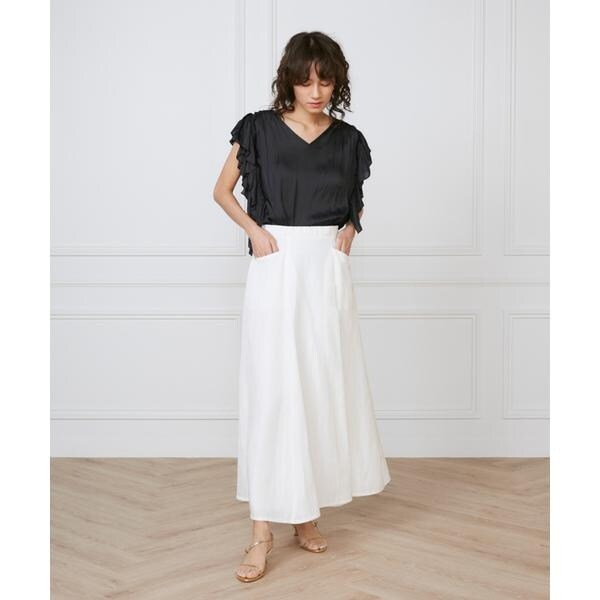 イネド（INED）/フラッタースリーブブラウス《la veille by SUPERIOR CLOSET》