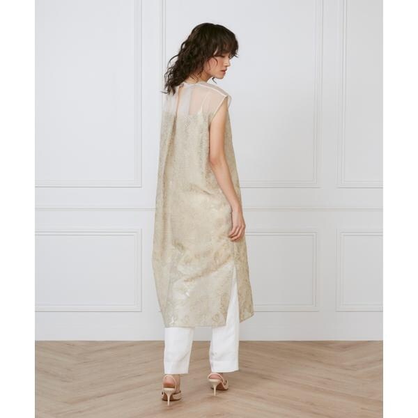 イネド（INED）/オーガンジーワンピース《la veille by SUPERIOR CLOSET》