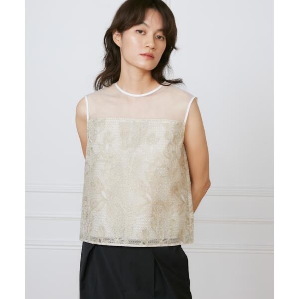 イネド（INED）/オーガンジーブラウス《la veille by SUPERIOR CLOSET》