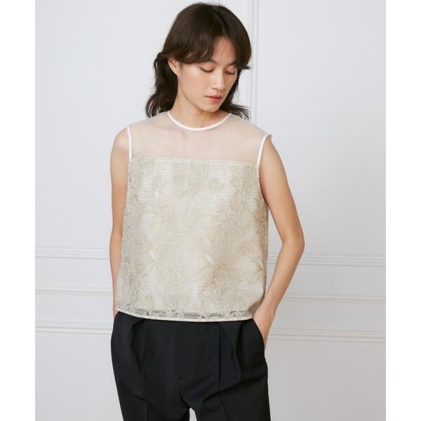 イネド（INED）/オーガンジーブラウス《la veille by SUPERIOR CLOSET》