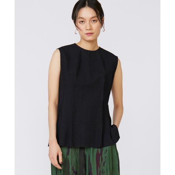 イネド（INED）/ウエストピンタックブラウス　《la veille by SUPERIOR CLOSET》