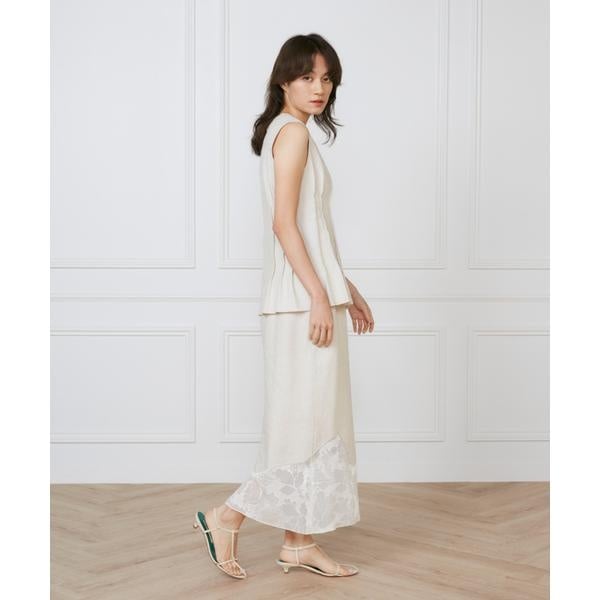 イネド（INED）/ウエストピンタックブラウス　《la veille by SUPERIOR CLOSET》