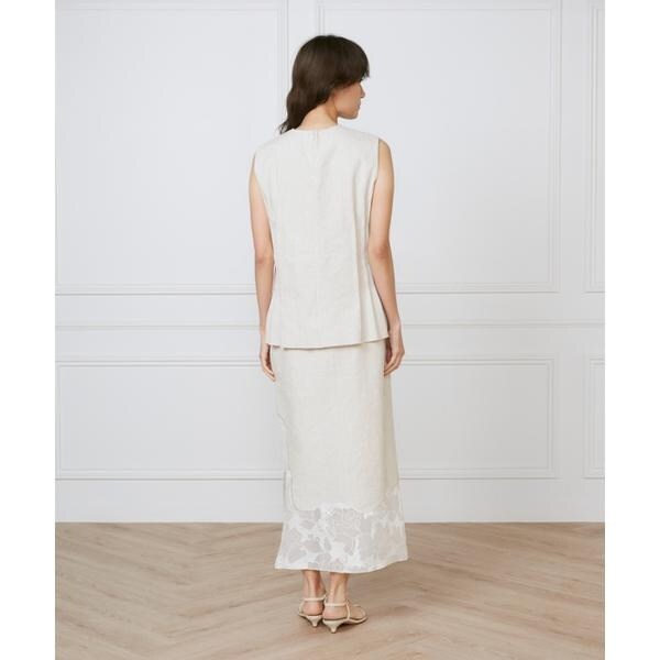 イネド（INED）/ウエストピンタックブラウス　《la veille by SUPERIOR CLOSET》