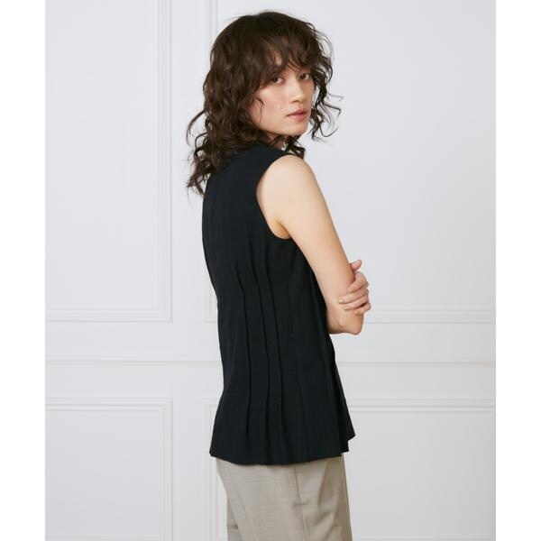 イネド（INED）/ウエストピンタックブラウス　《la veille by SUPERIOR CLOSET》