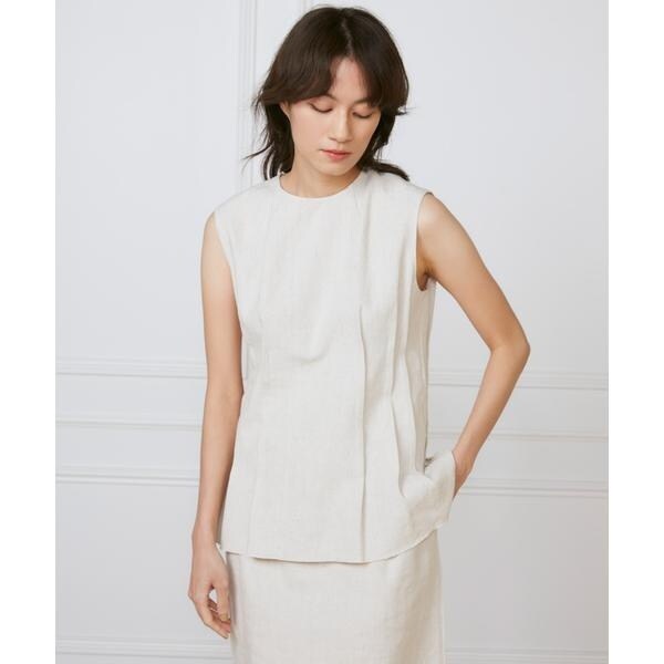 イネド（INED）/ウエストピンタックブラウス　《la veille by SUPERIOR CLOSET》