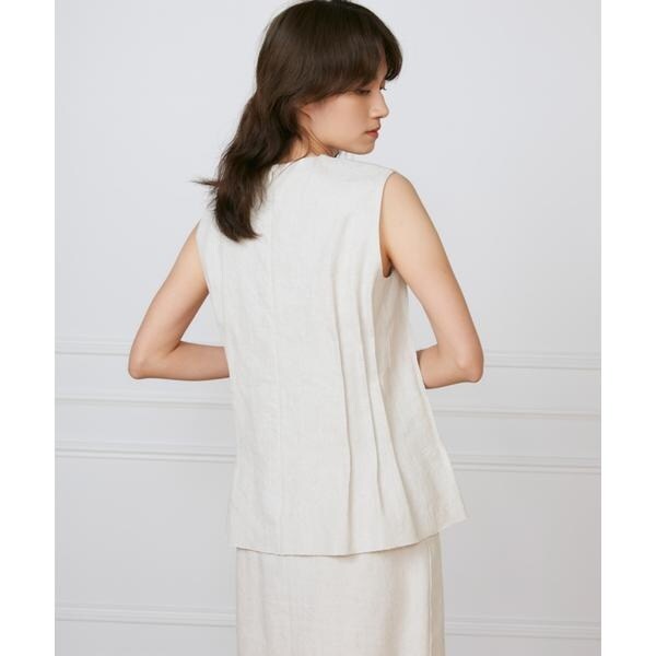 イネド（INED）/ウエストピンタックブラウス　《la veille by SUPERIOR CLOSET》