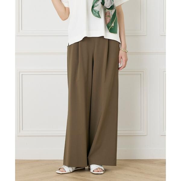 イネド（INED）/《大きいサイズ》イージーワイドパンツ