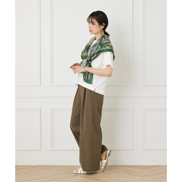 イネド（INED）/《大きいサイズ》イージーワイドパンツ