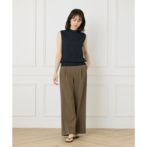 イネド（INED）/《大きいサイズ》イージーワイドパンツ