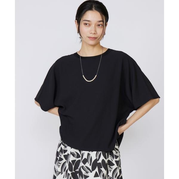 イネド（INED）/《大きいサイズ》吸汗速乾ジョーゼットプルオーバー