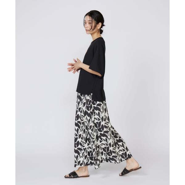 イネド（INED）/《大きいサイズ》吸汗速乾ジョーゼットプルオーバー