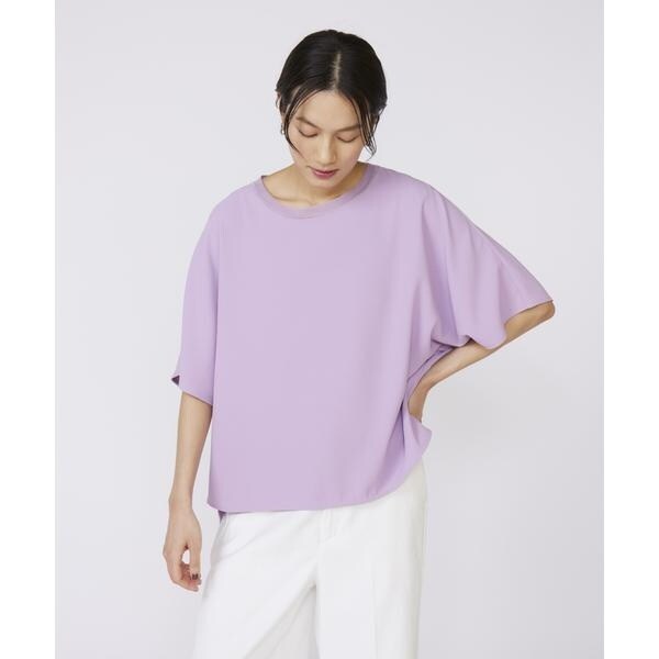 イネド（INED）/《大きいサイズ》吸汗速乾ジョーゼットプルオーバー