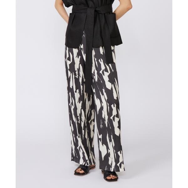 イネド（INED）/《大きいサイズ》イージーワイドプリントパンツ