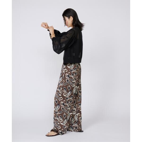 イネド（INED）/《大きいサイズ》イージーワイドプリントパンツ