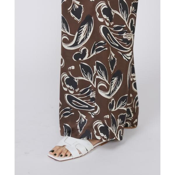 イネド（INED）/《大きいサイズ》イージーワイドプリントパンツ