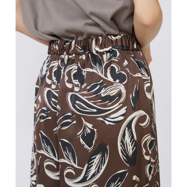 イネド（INED）/《大きいサイズ》イージーワイドプリントパンツ