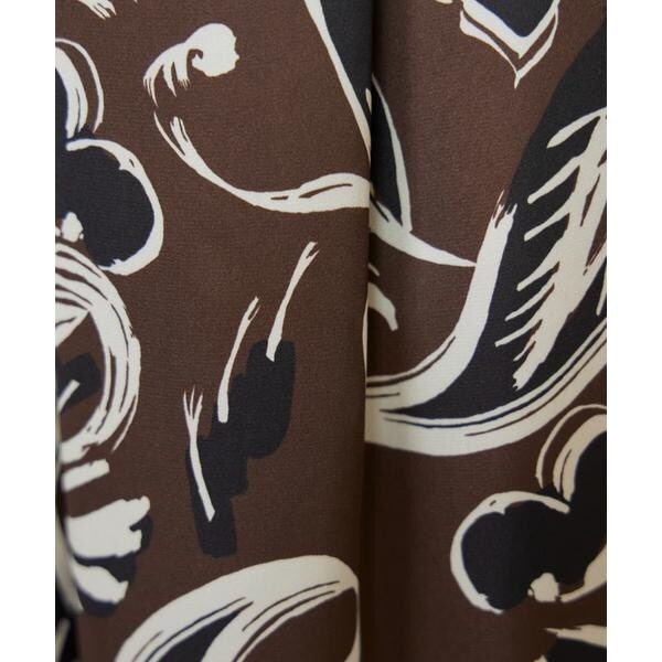 イネド（INED）/《大きいサイズ》イージーワイドプリントパンツ