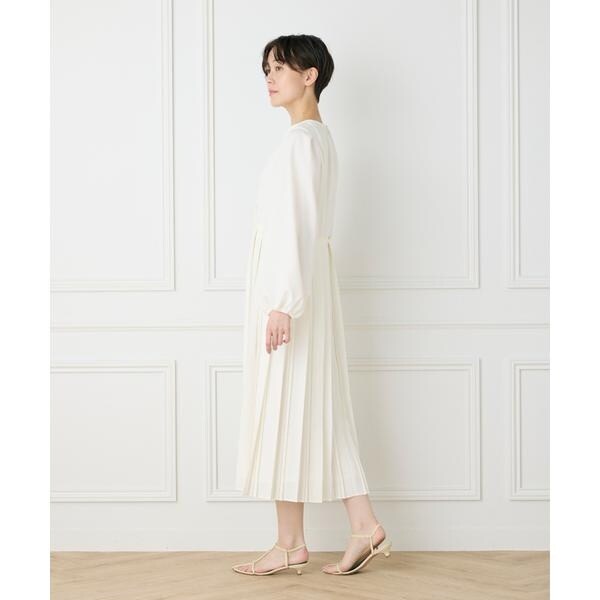 イネド（INED）/《大きいサイズ》クラシックプリーツワンピース《la veille by SUPERIOR CLOSE