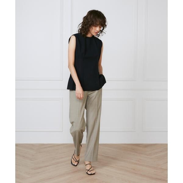 イネド（INED）/《大きいサイズ》ストレートパンツ《la veille by SUPERIOR CLOSET》