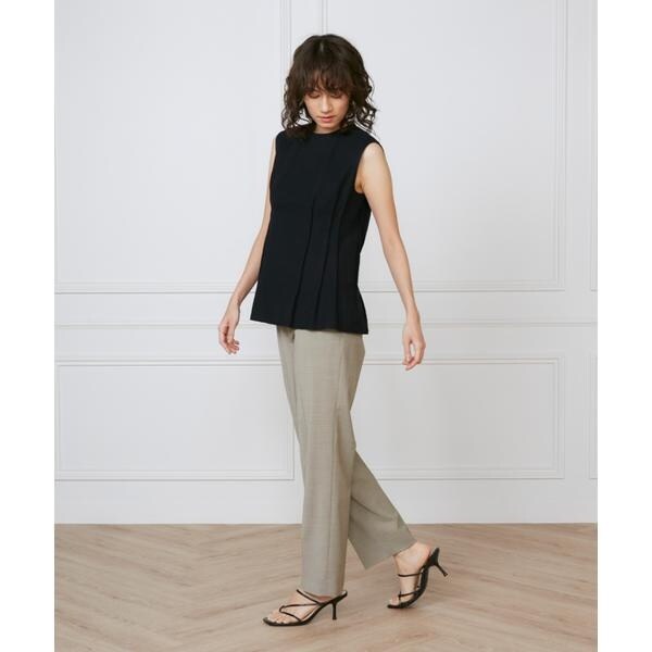 イネド（INED）/《大きいサイズ》ストレートパンツ《la veille by SUPERIOR CLOSET》